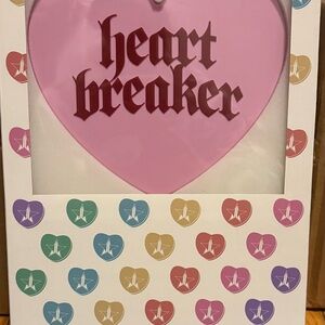Jeffree Star Heartbreaker Pink and Multicolor Wall Art